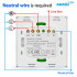 Tuya WiFi 1 Fan & 2 Light Smart Switch (Black, White)
